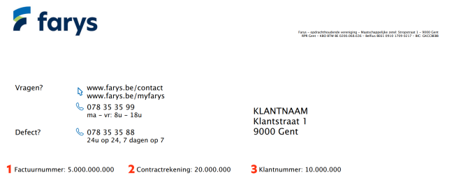 Factuur keuring - overzicht - Factuurgegevens