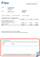 Creditnota - deel 3