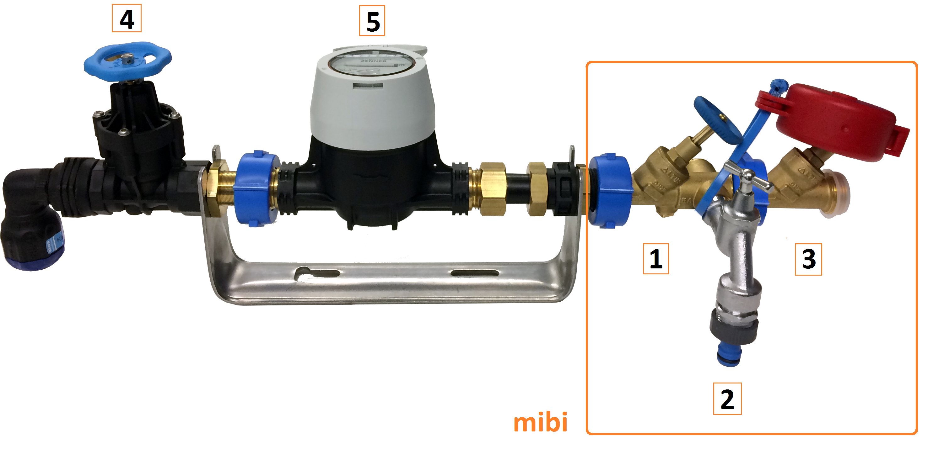 watermeter met mibi